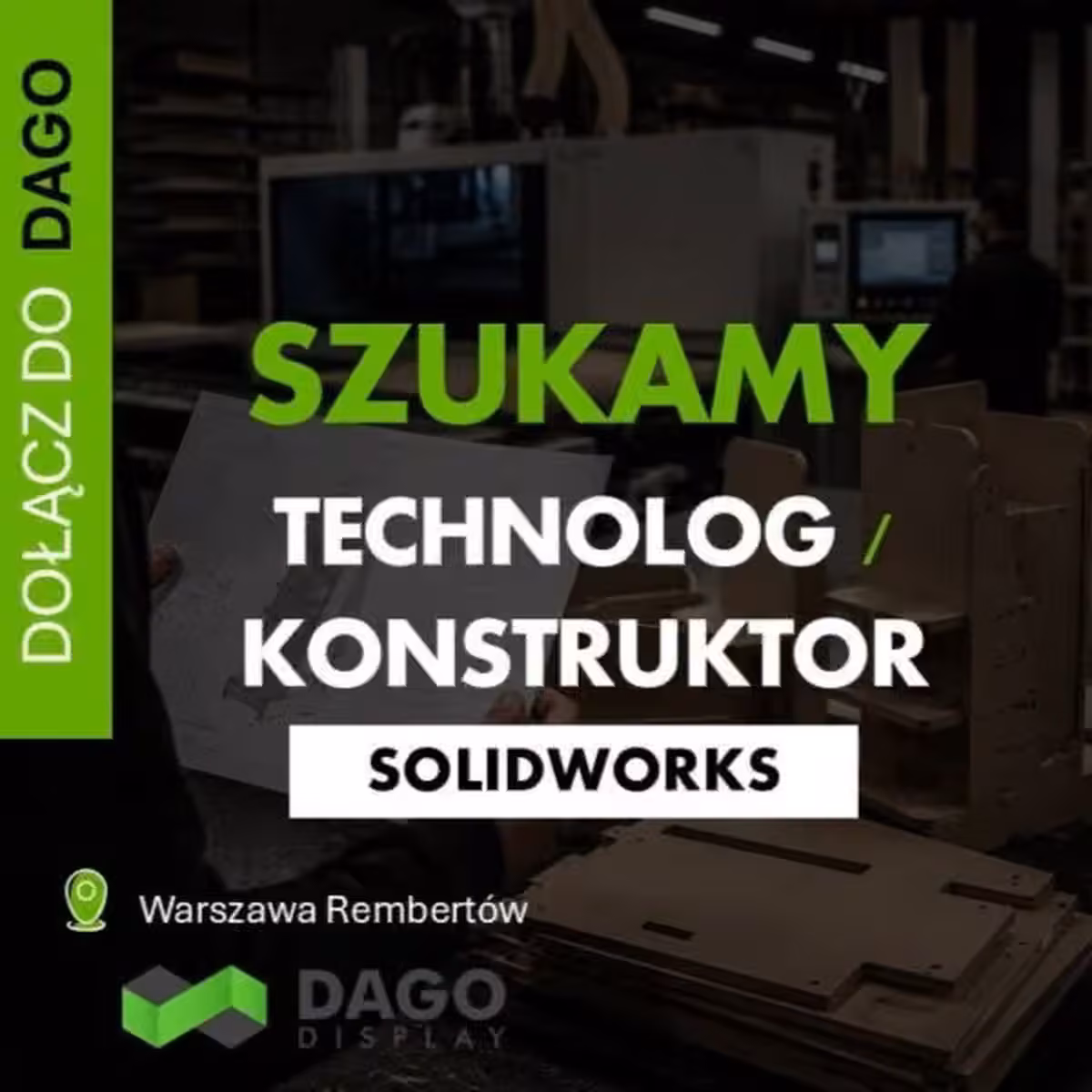 Technolog / Konstruktor POS (SOLIDWORKS) k/m – Praca stacjonarna