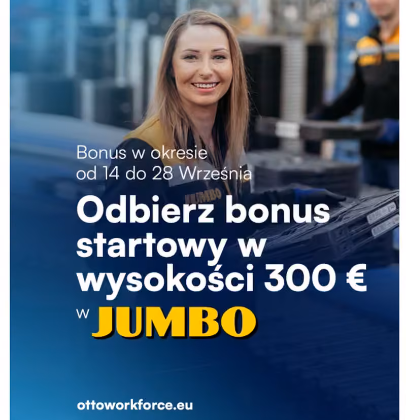 Order Picker | Jumbo Online | Zarabiaj nawet 17,50 € za godzinę + premia do 300 €