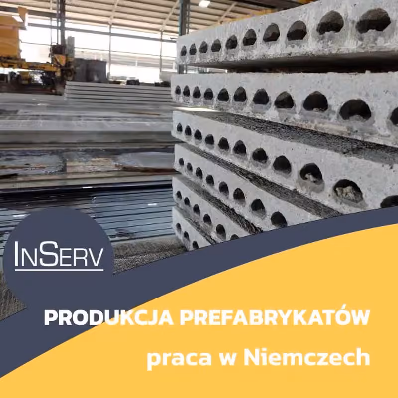 Produkcja prefabrykatów - praca w Niemczech