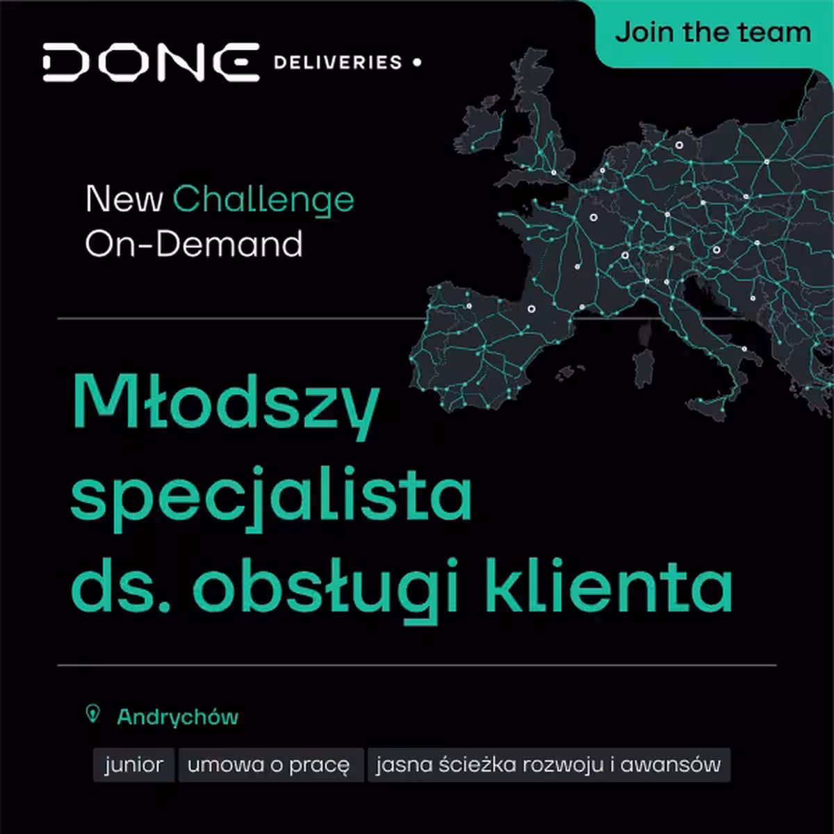 Młodszy specjalista ds. obsługi Klienta