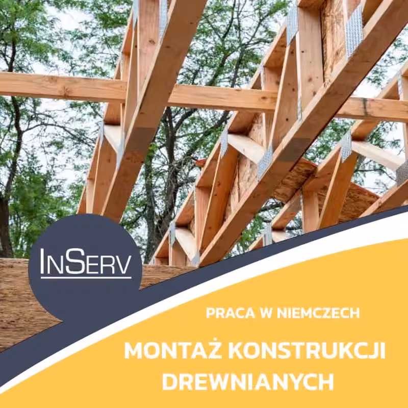 Monter konstrukcji drewnianych w Niemczech (m/k)