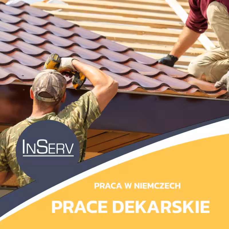 Praca w Niemczech - dekarz (m/k)