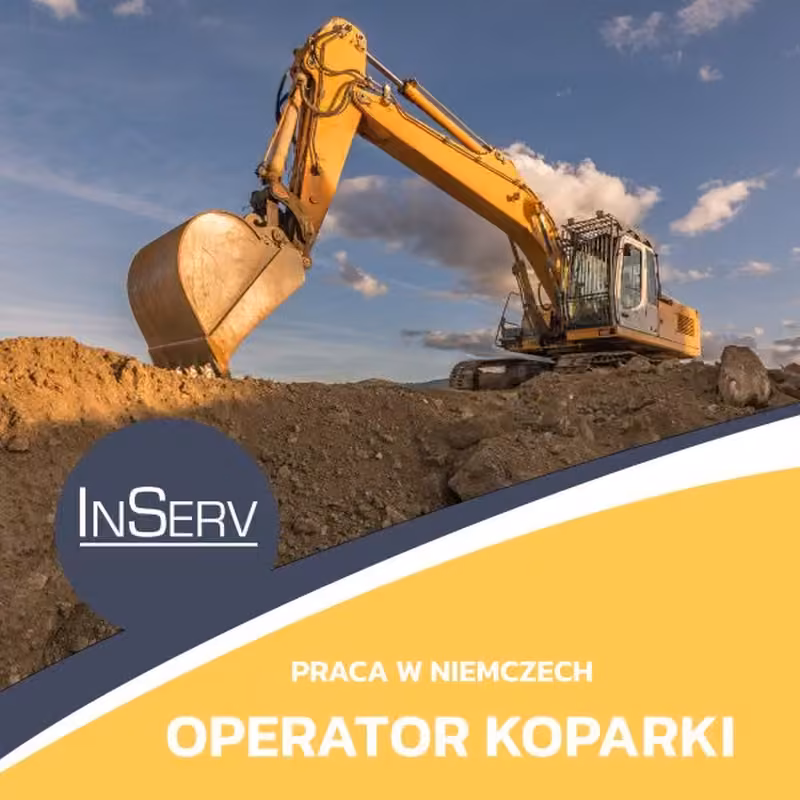 Praca dla operatora koparki za granicą