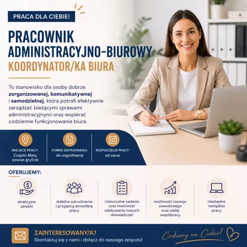 Osoba wykonująca pracę biurową