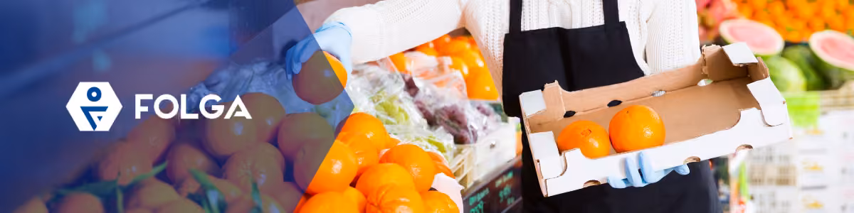 Pracownik w supermarkecie