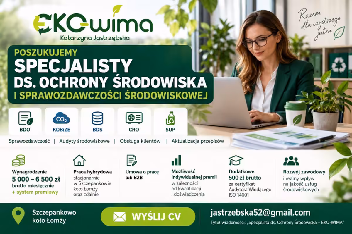 Specjalista/ka ds. BHP i ochrony środowiska