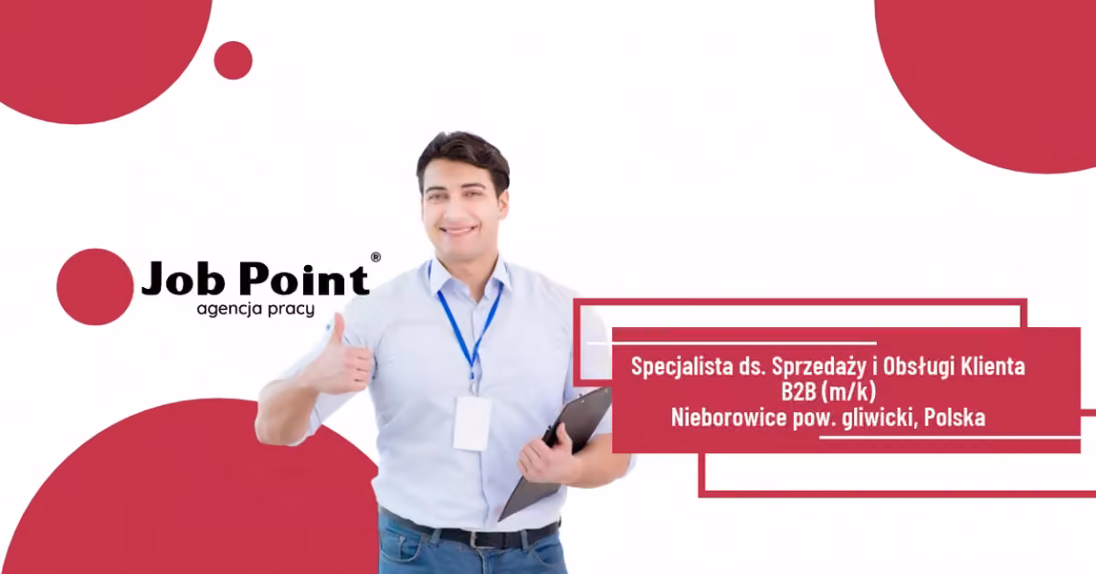 Specjalista ds. Sprzedaży i Obsługi Klienta B2B (m/k)