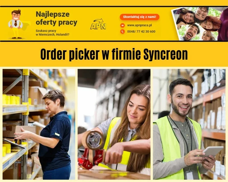 Order picker w firmie Syncreon