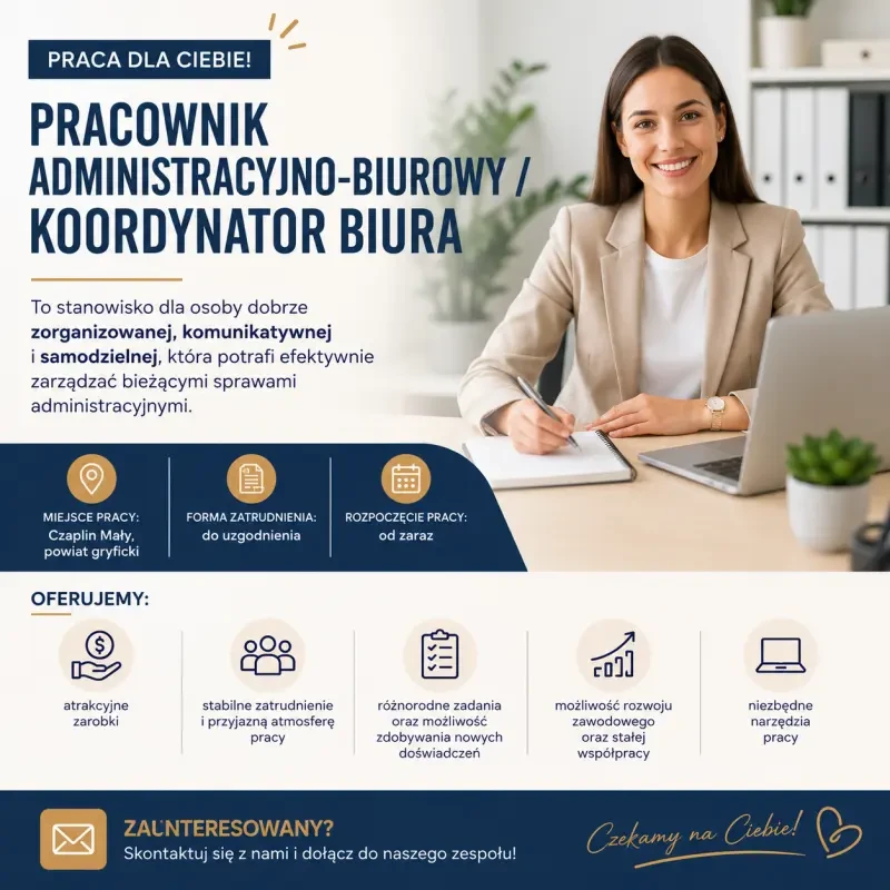 Osoba wykonująca pracę biurową