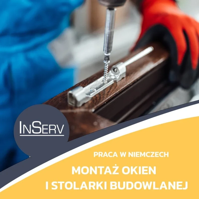 Montaż okien i stolarki budowlanej - praca w Niemczech