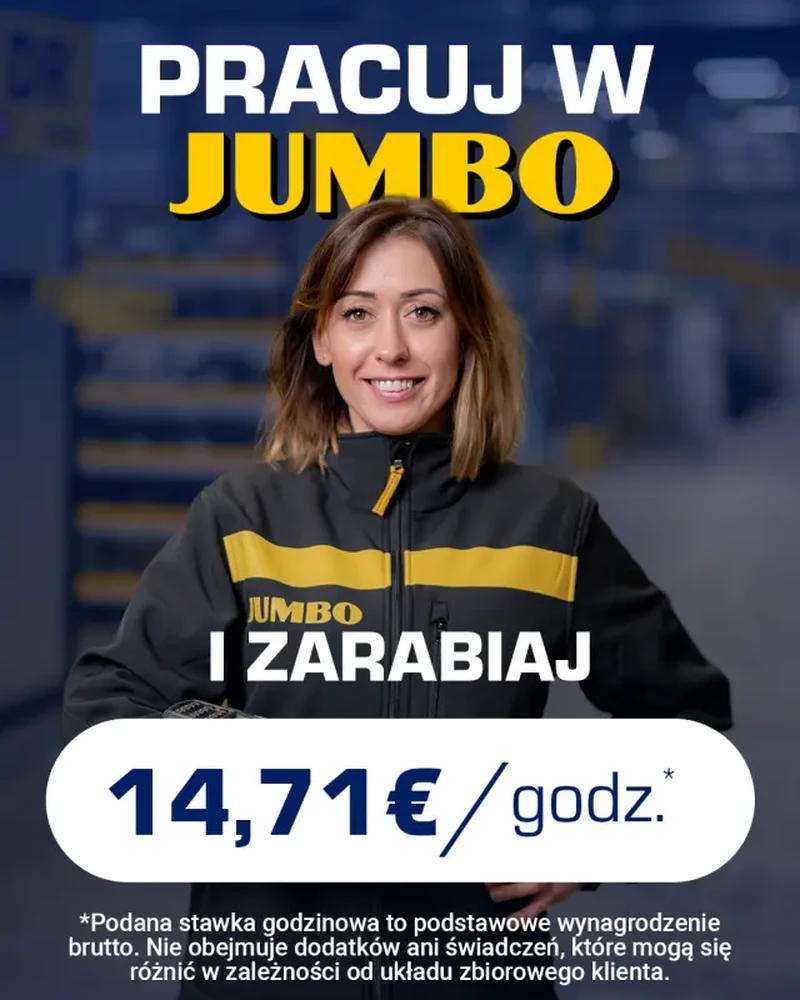 Order picker w Jumbo Online | Bez języka | Praca w Holandii | NA JUŻ