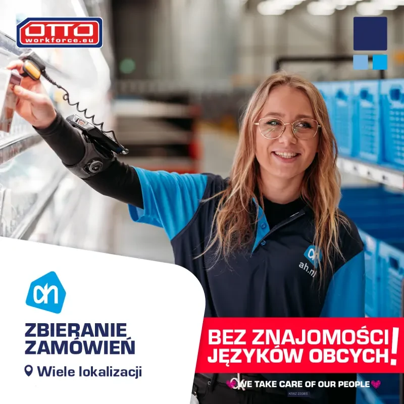 Order Picker w Albert Heijn Online (Holandia) | BEZ DOŚWIADCZENIA i JĘZYKA