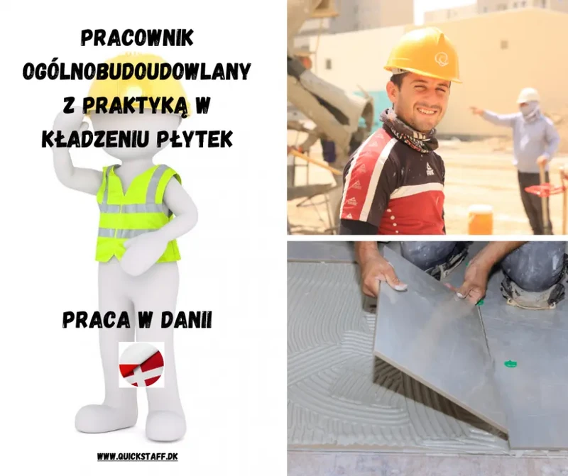 Pracownik budowlany - płytkarz/glazurnik