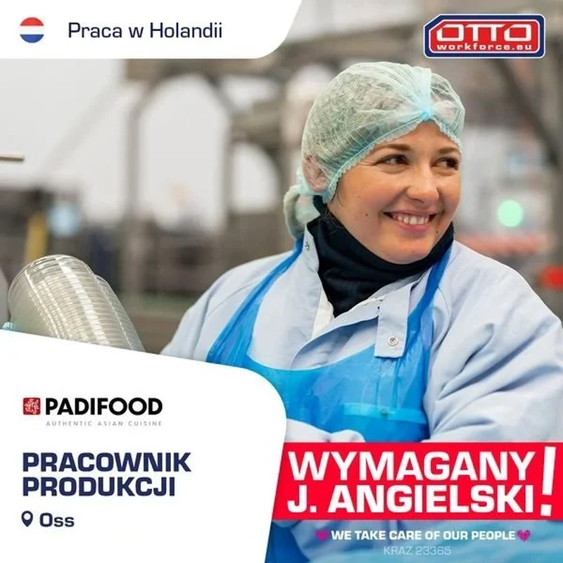 Produkcja pakowanych dań azjatyckich/CZYSTE PRACE