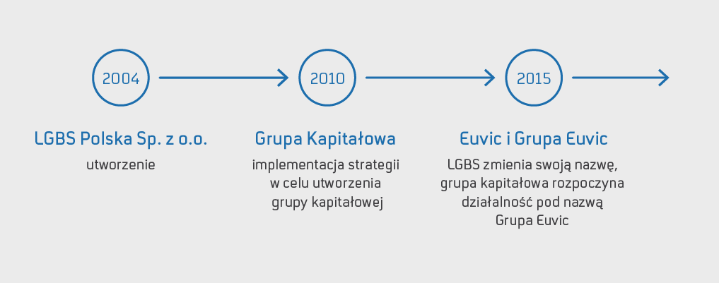 Schemat przekształcenia przedsiębiorstwa Euvic