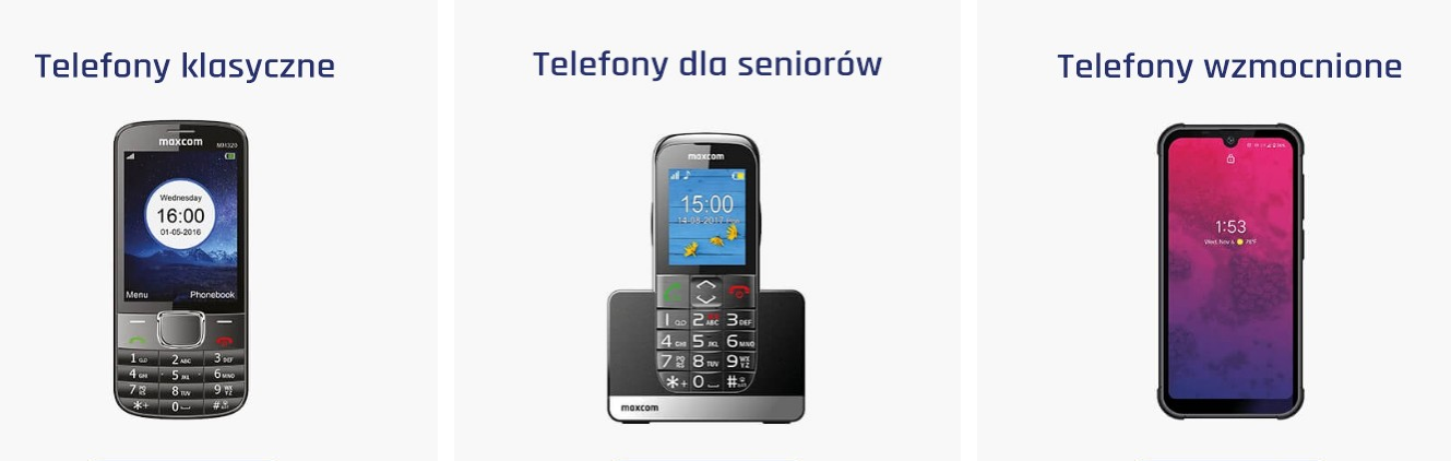 Telefony Maxcom